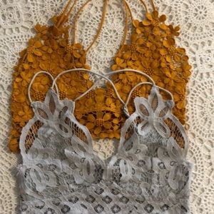 2 Free People bralette tops